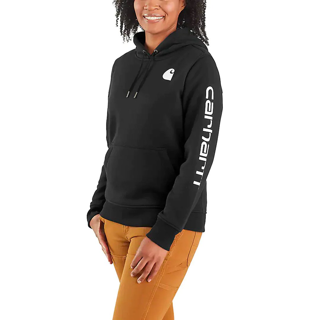 Carhartt Women's Hoodie Relaxed Fit Graphic Pullover Seasonal