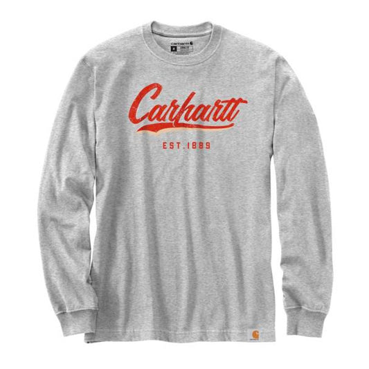 Carhartt Women's Loose Fit Heavyweight Long-Sleeve Hand-Painted Graphic T-Shirt 104964