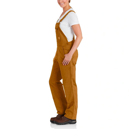 Carhartt Women's Rugged Flex Canvas BIB overall Loose Fit 102438