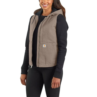 Carhartt Women’s Vest Hooded Insulated Washed Duck 104026