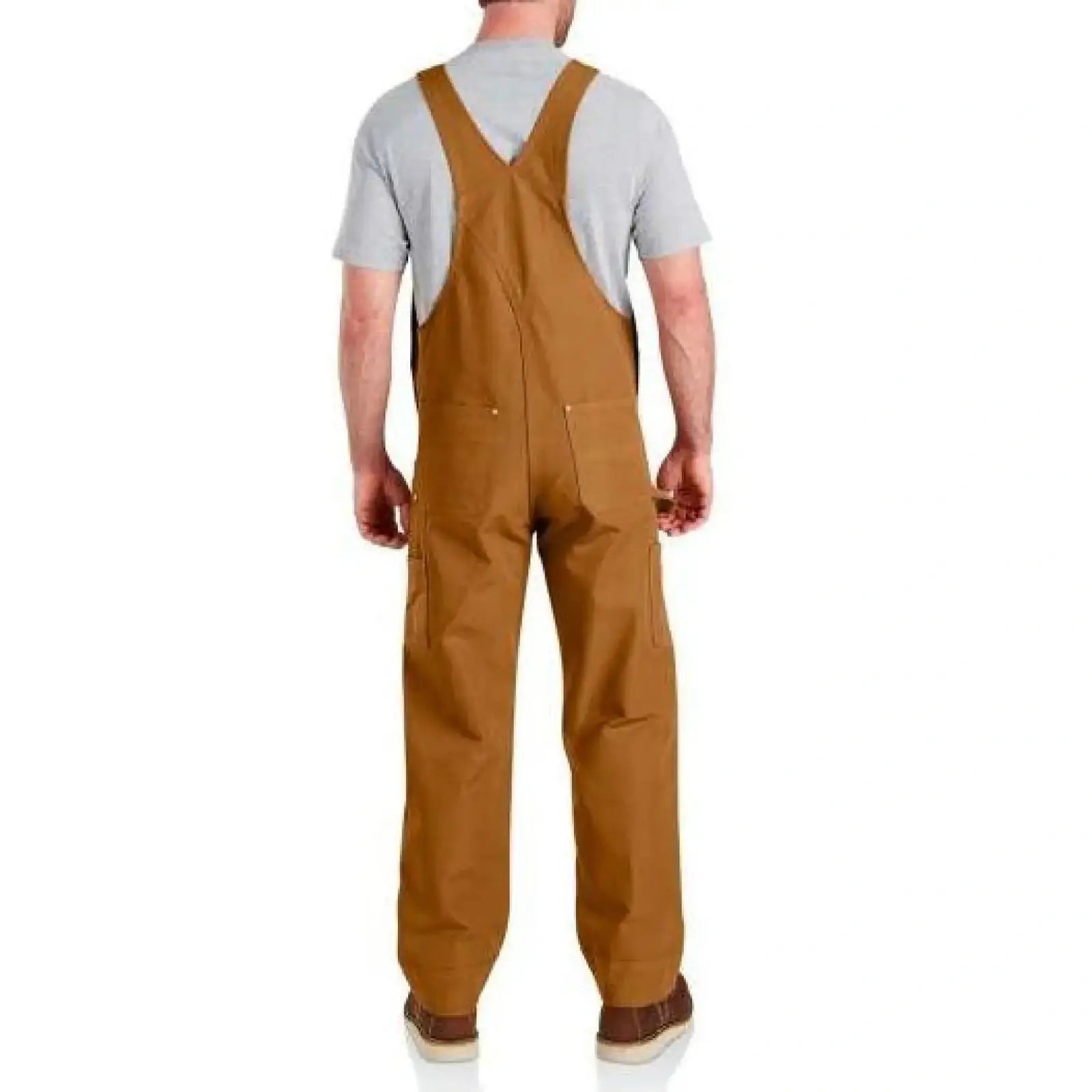 Carhartt Work Men's Bib Overalls Lined Duck R02