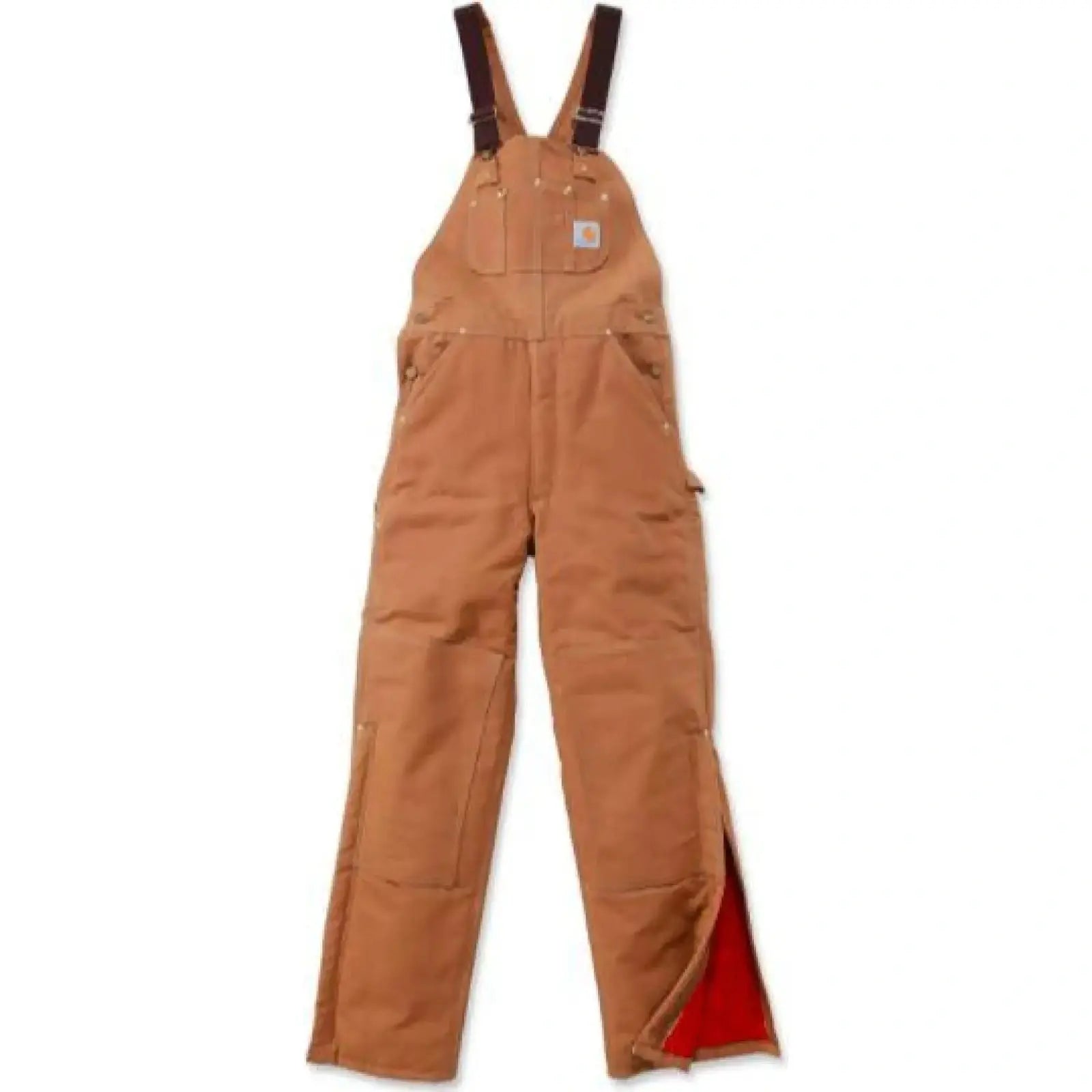 Carhartt Work Men's Bib Overalls Lined Duck R02