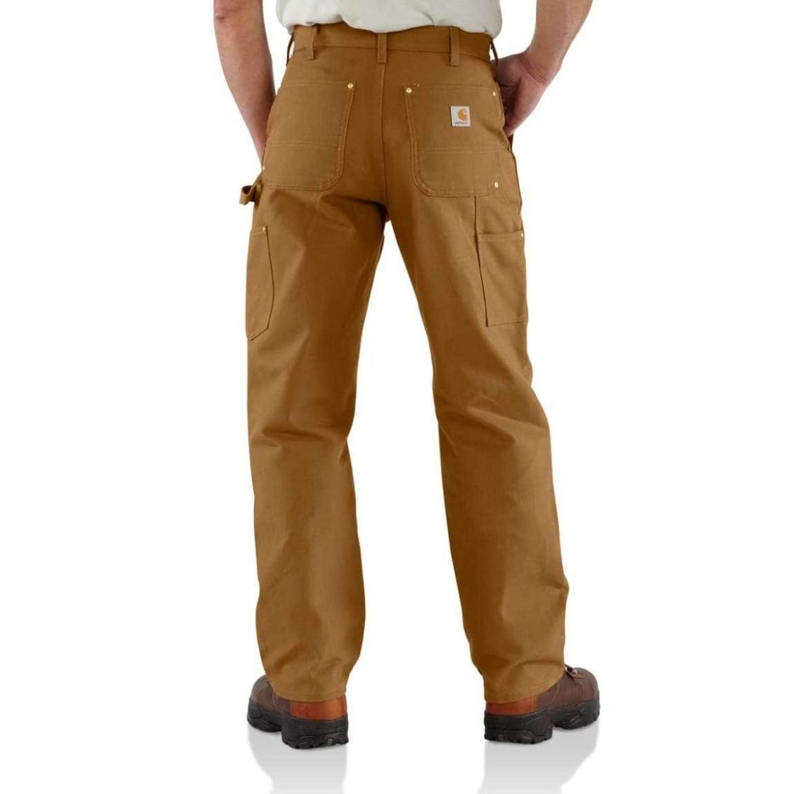 Carhartt Work Men's Pants Duck Double-Front B01 Carhartt Brown