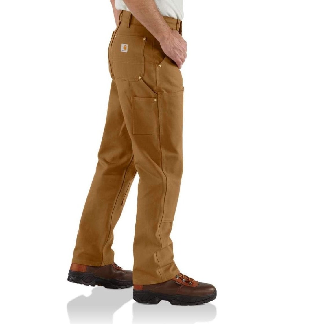 Carhartt Work Men's Pants Duck Double-Front B01 Carhartt Brown