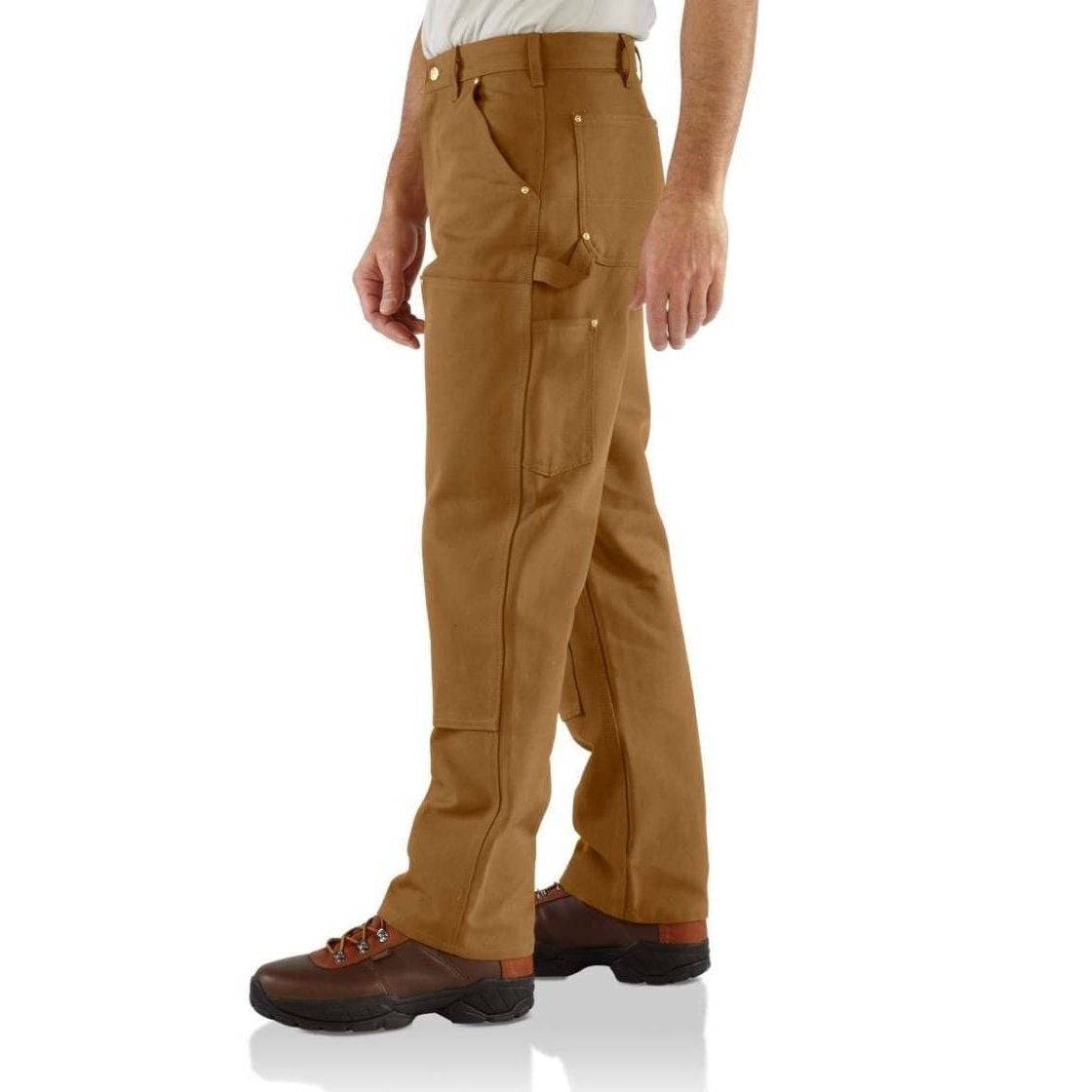 Carhartt Work Men's Pants Duck Double-Front B01 Carhartt Brown