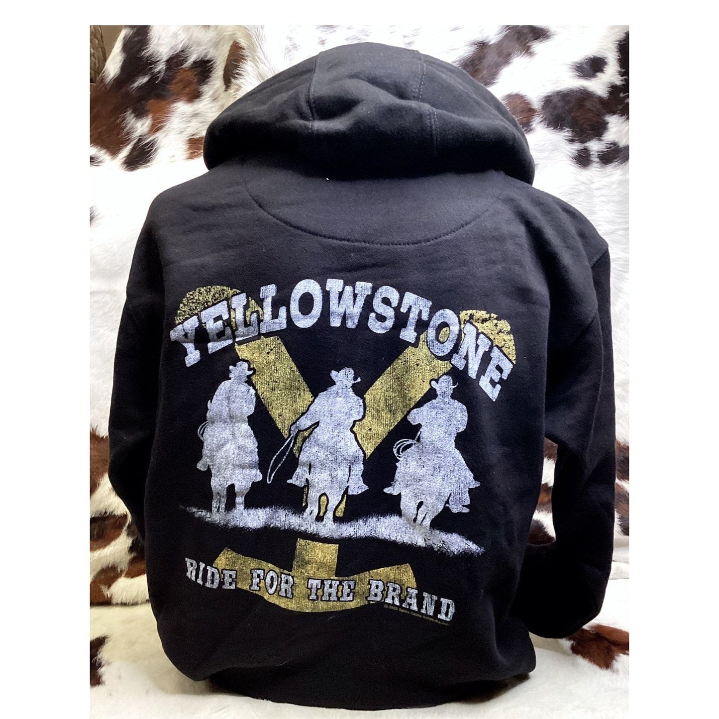 Changes Licensed Yellowstone Men’s Hoodie Ride For The Brand 66-259-80 - Changes Licensed Apparel