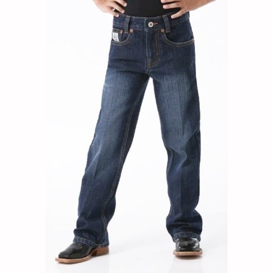 Cinch Boy's Jeans White Label Dark Stonewash MB12882002