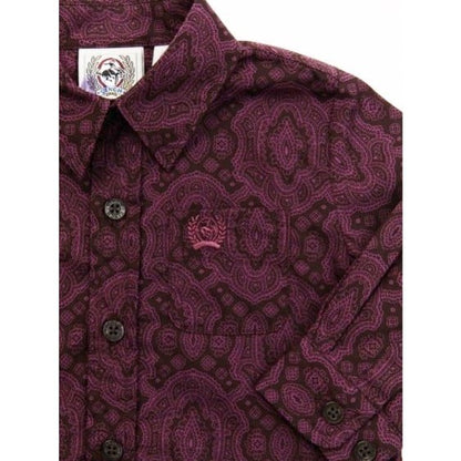 Cinch Infant Shirt Western Match Dad Paisley Print MTW7062299