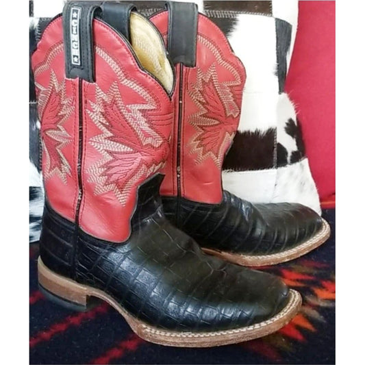 Cinch Kid’s Cowboy Boots 10" Caiman Print KCK103