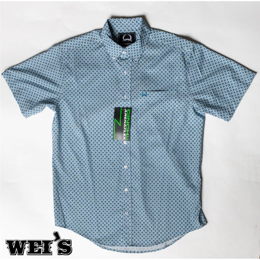 Cinch Men's AreaFlex Short Sleeve Button Down Shirt MTW1704134 - Cinch