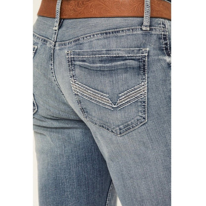 Cinch Men’s Ian Slim Bootcut Stretch Jeans In Light Stonewash MB57436001 - Cinch