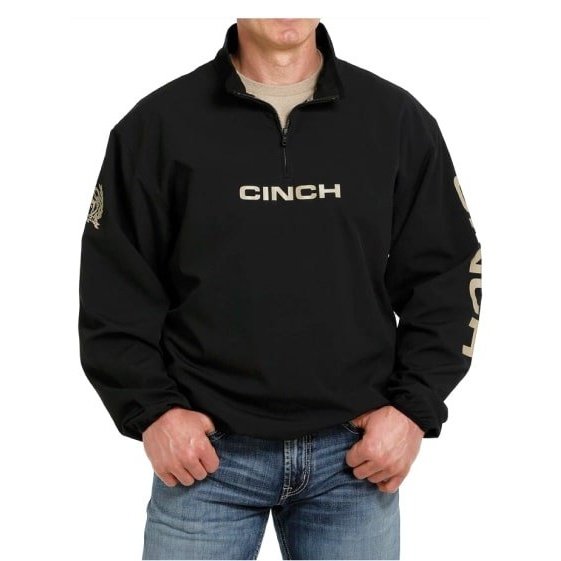 Cinch Men’s Jacket Water-Resistant Windbreaker Black MWJ1000008 - Cinch
