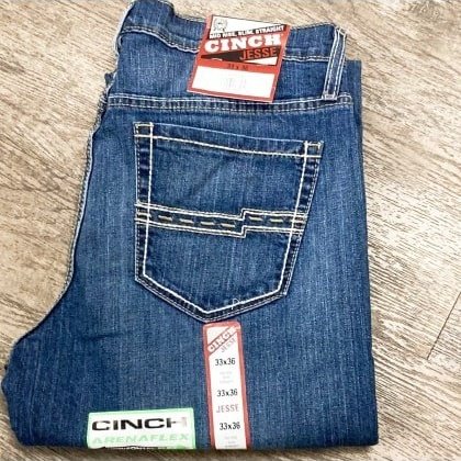 Cinch Men’s Jeans Jesse Slim Straight Arenaflex MB54438001