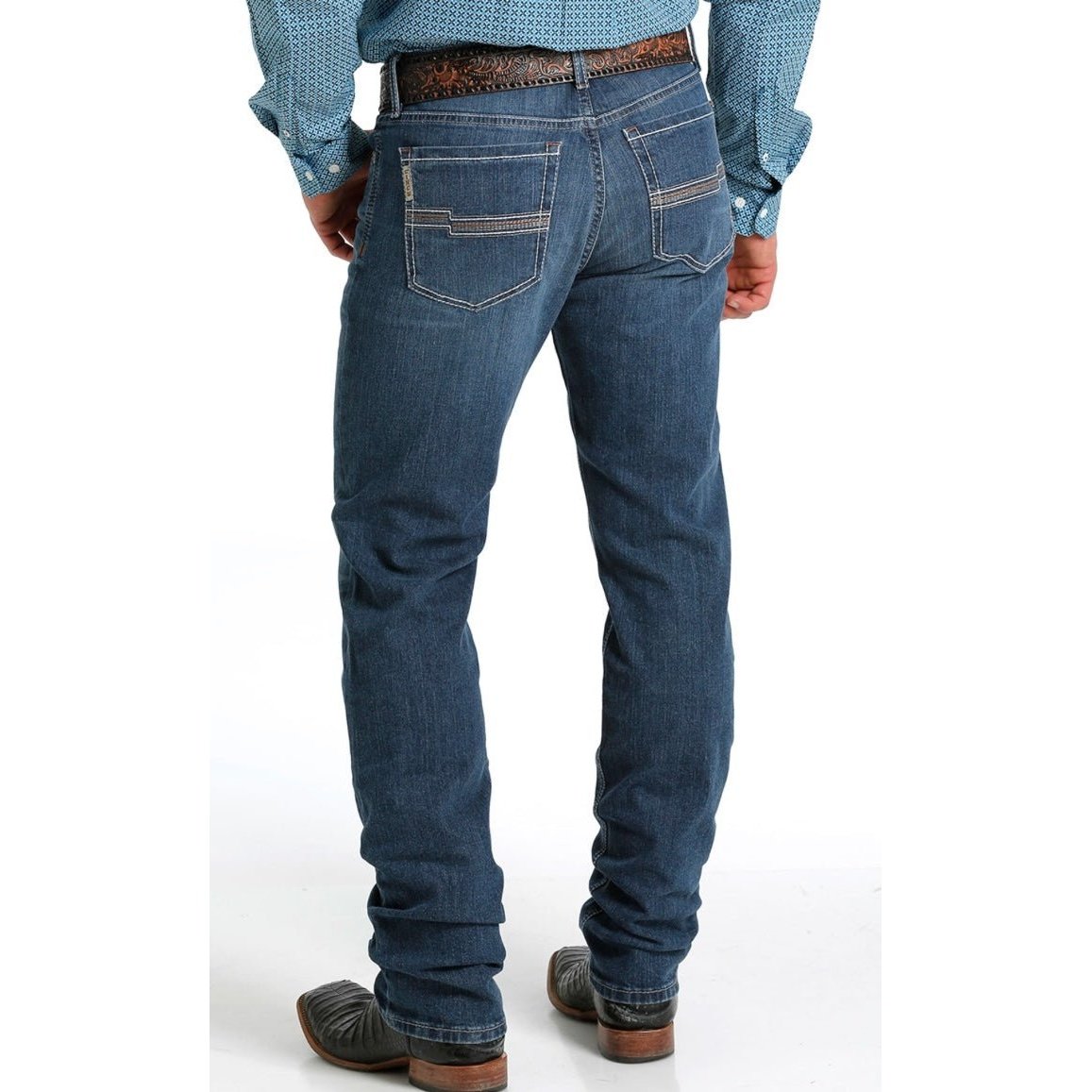 Cinch Men’s Jeans Jesse Slim Straight Leg Stretch Denim MB55138001