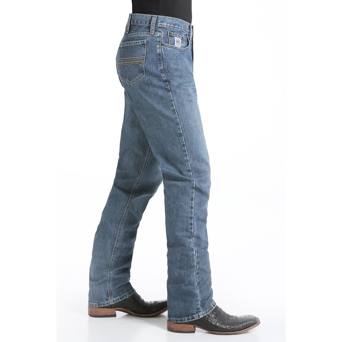 Cinch Men’s Jeans Silver Label Slim Mid Rise Straight Leg MB98034001 - Cinch