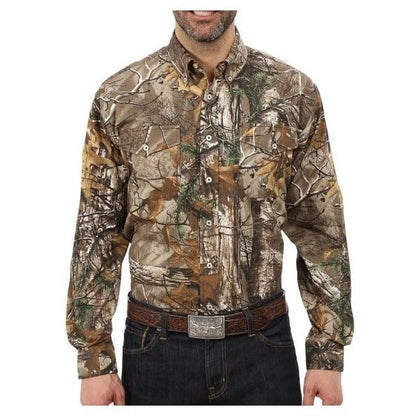 Cinch Men’s Shirt Camo Long Sleeve Button Up MKW5001001