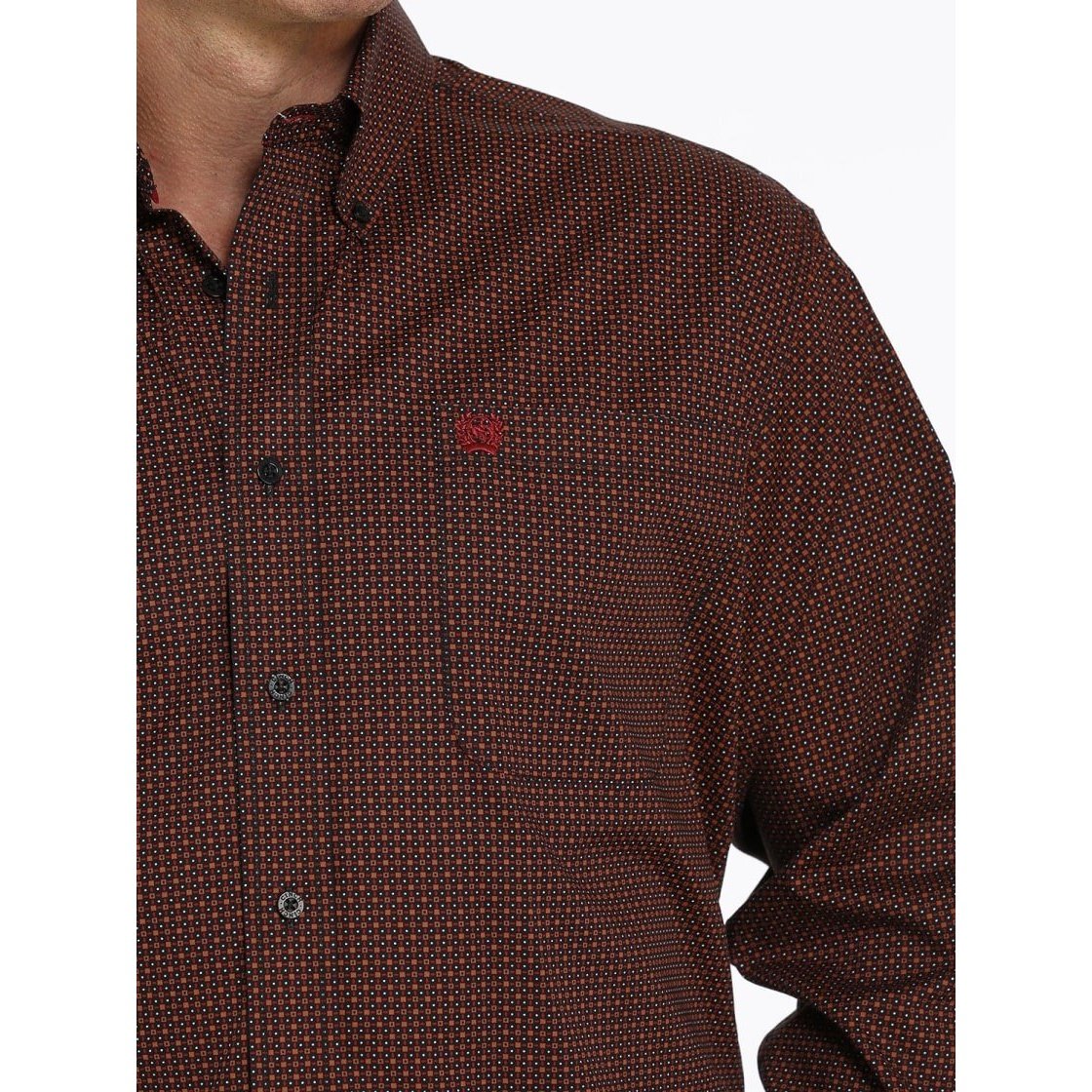 Cinch Men’s Shirt Casual Classic Fit Cotton Stretch Button-Down MTW1105457