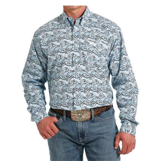 Cinch Men’s Shirt Casual Long Sleeve Button Down