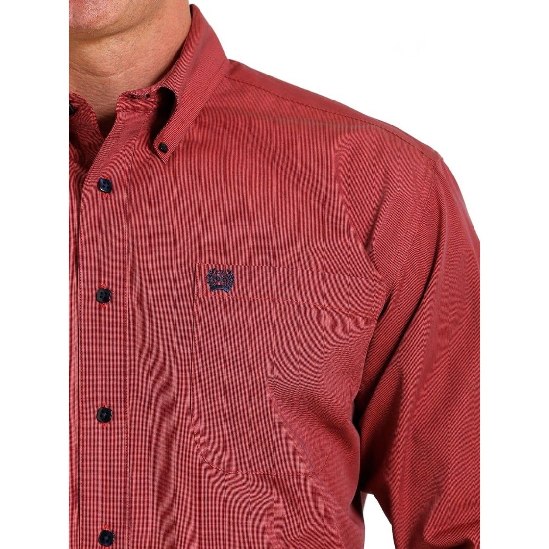 Cinch Men’s Shirt Casual Long Sleeve Micro-Stripe Button Down MTW1105573