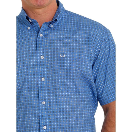 Cinch Men’s Shirt Casual Short Sleeve ArenaFlex Button Up MTW1704112 - Cinch