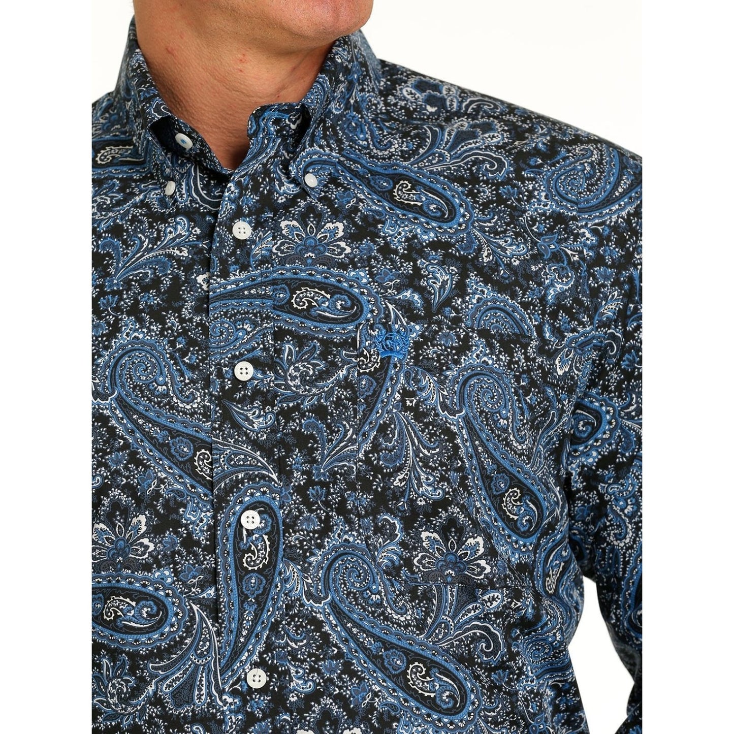 Cinch Men’s Shirt Dad Match Long Sleeve Button-Down Paisley MTW1105517 - Cinch