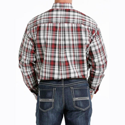 Cinch Men's Shirt Long Sleeve Button Down Plaid MTW1105321 - Cinch