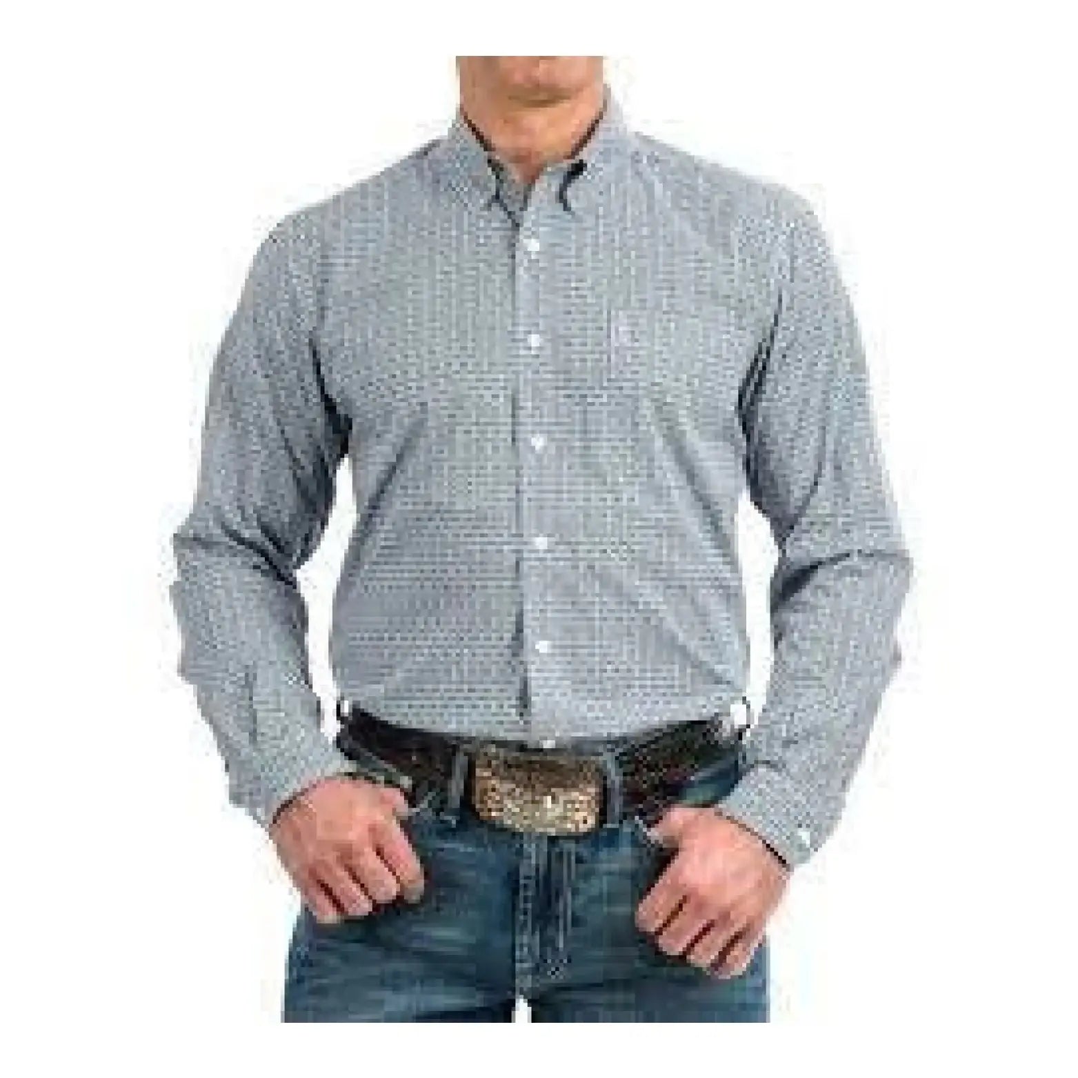 Cinch Men’s Shirt Modern Fit Long Sleeve Button Down MTW1343083