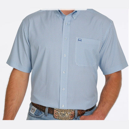 Cinch Men's Shirt Short Sleeve Arenaflex Button Down MTW1704110 - Cinch