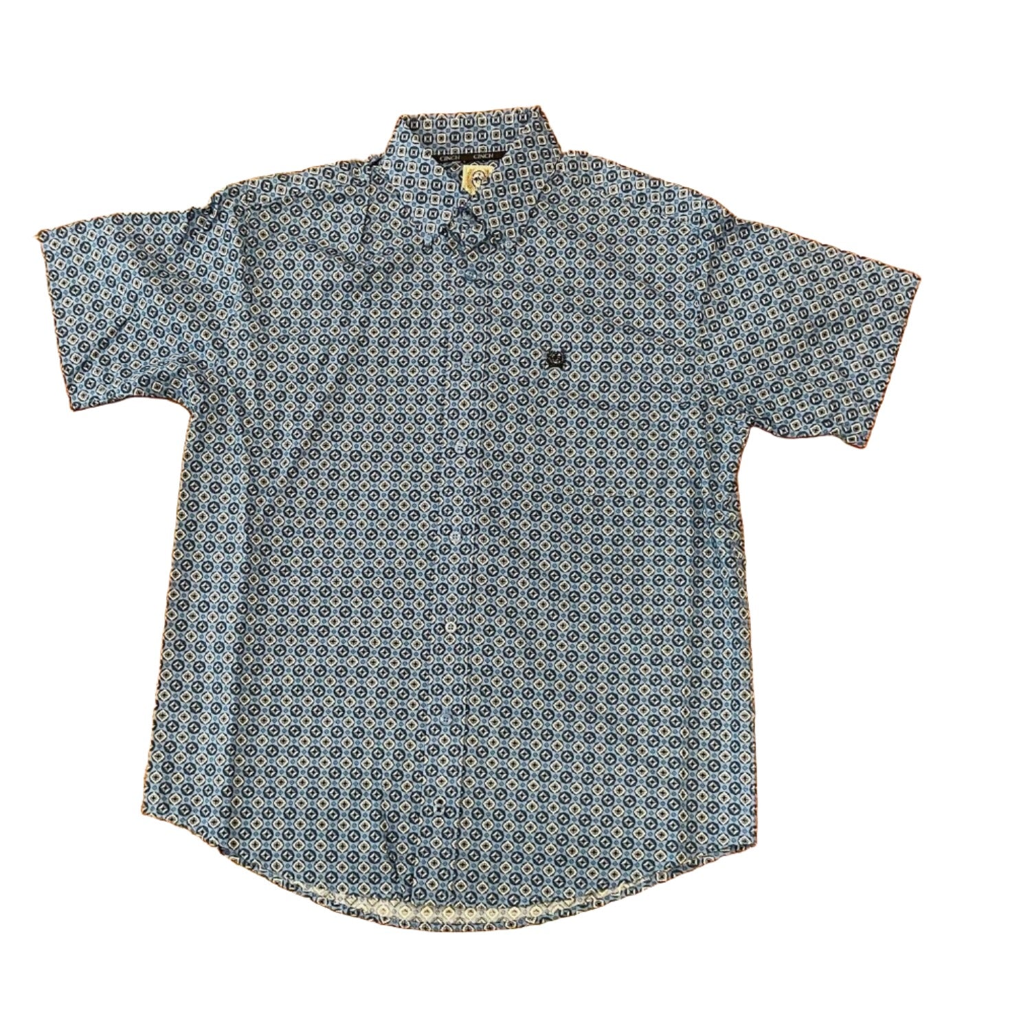 Cinch Men’s Shirt Short Sleeve Button Down MTW1111420 - Cinch