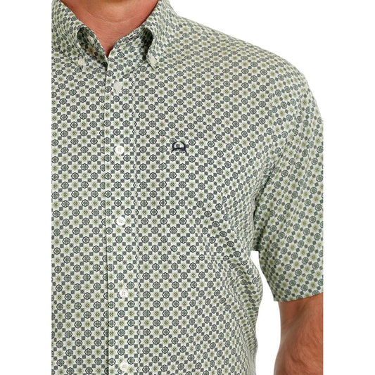 Cinch Men’s Short Sleeve Shirt Active Flex MTW1704116-CRE