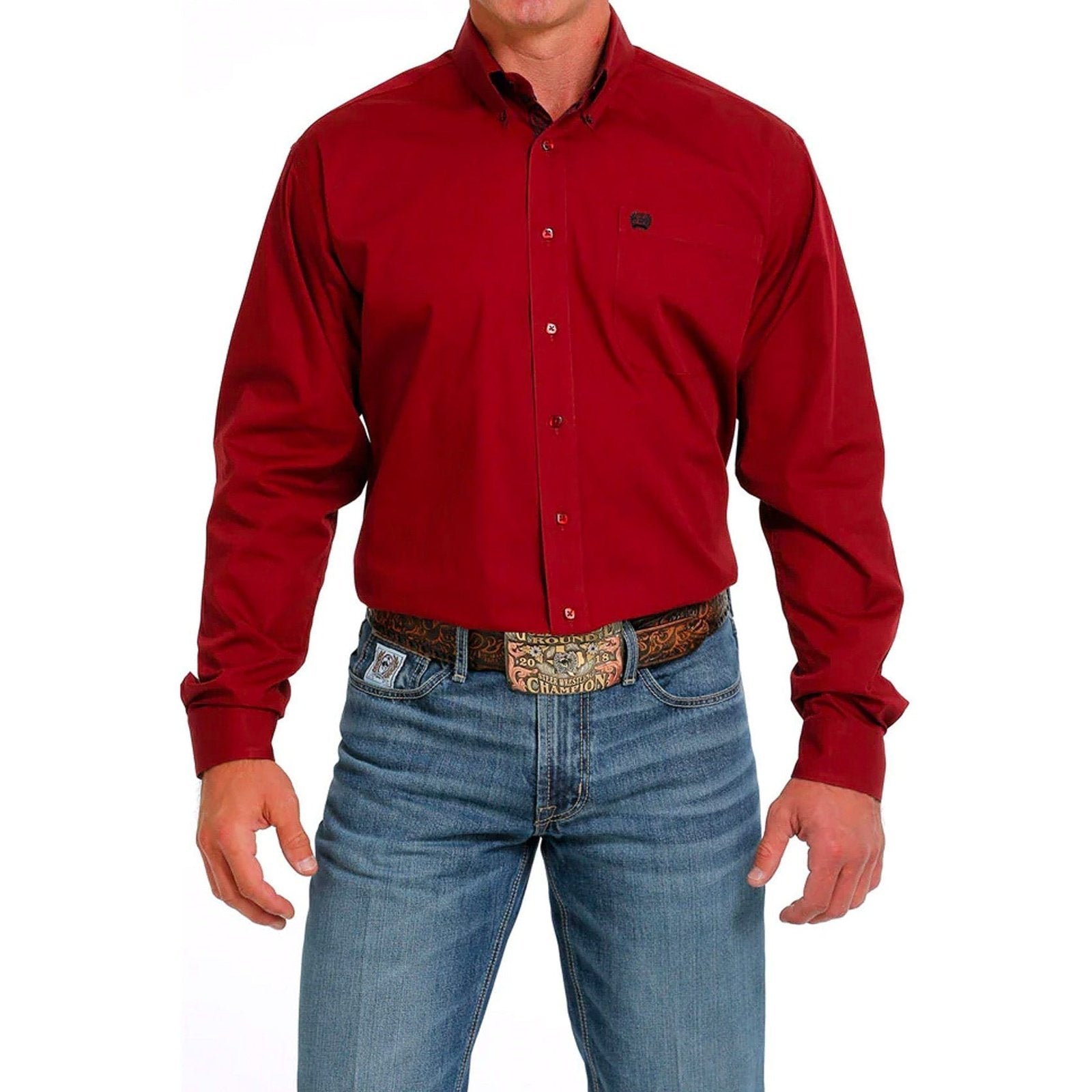 Cinch Men's Solid Button Down Western Shirt MTW1105625
