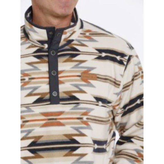 Cinch Men’s Sweater Fleece Pullover Aztec Print MWK1514014 - Cinch