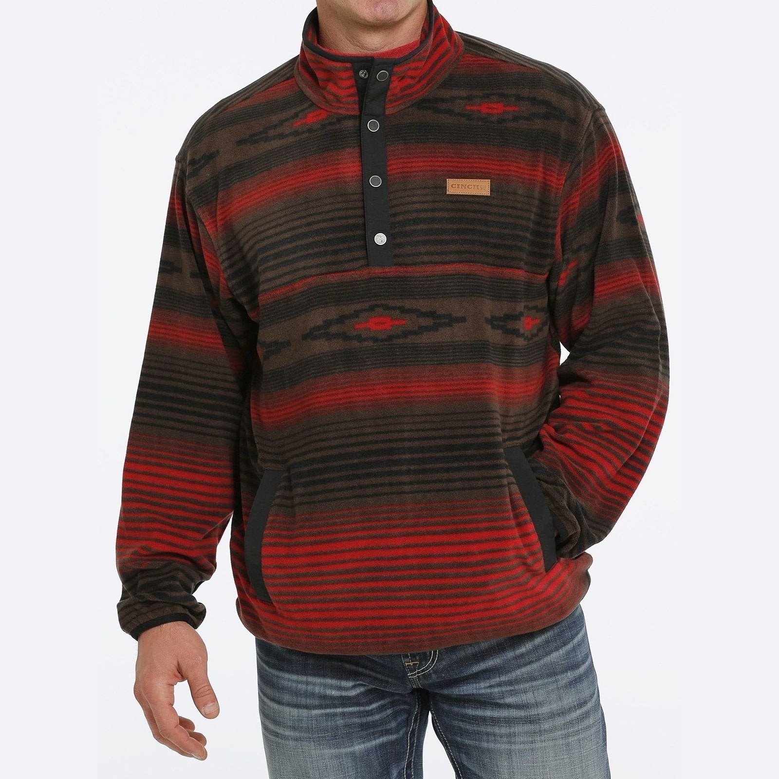 Cinch Men's Sweater Polar Fleece Aztec Pullover – Wei's Western Wear