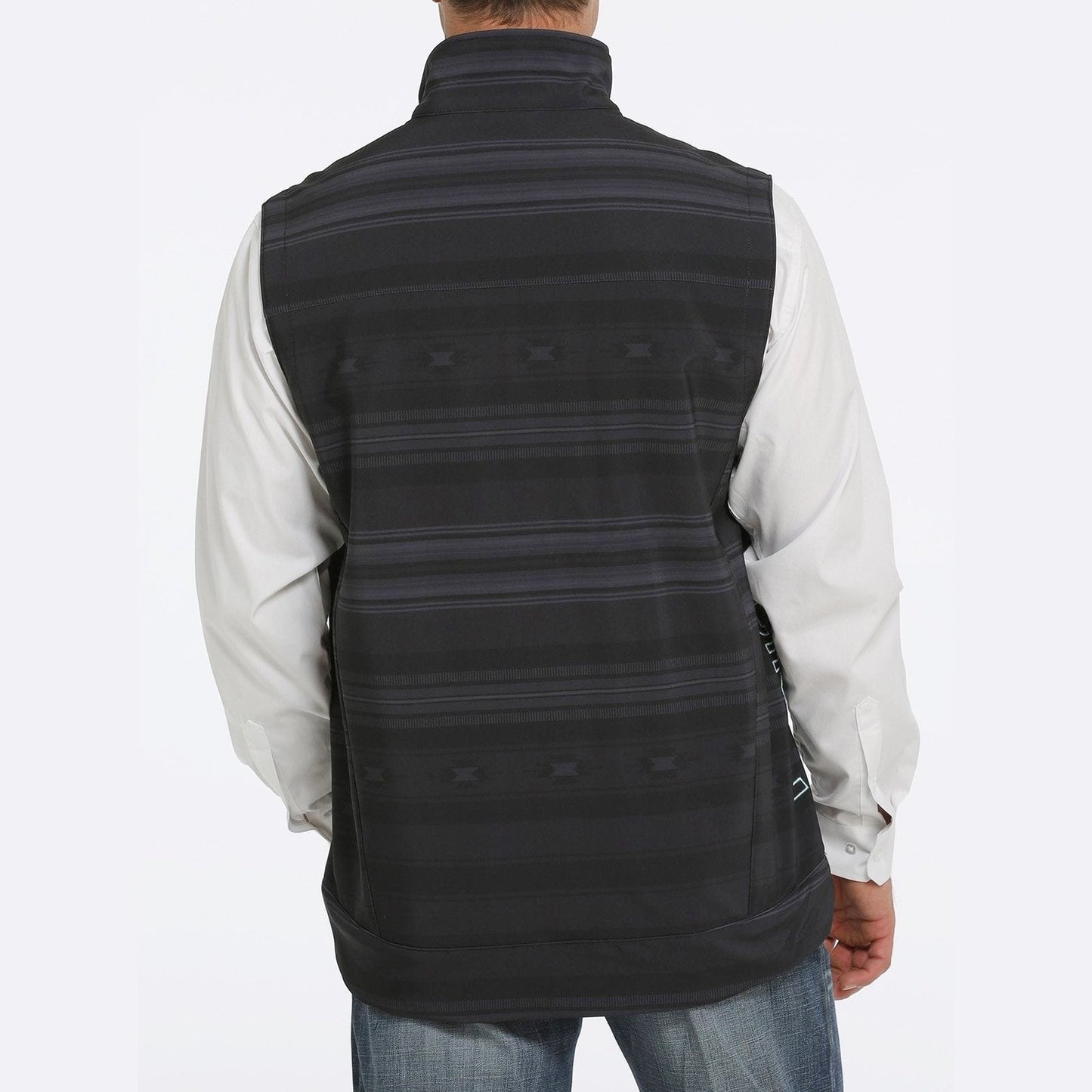 Cinch Men’s Vest Bonded DWR Finish Black/Blue MWV1515014 - Cinch