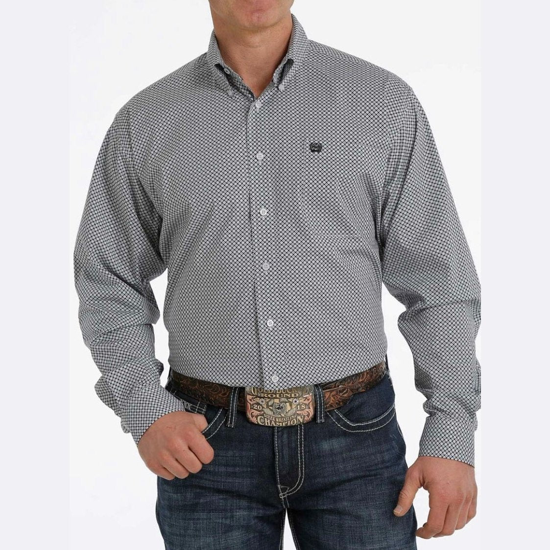 Cinch Men's Western Long Sleeve Stretch Shirt MTW1105318 - Cinch