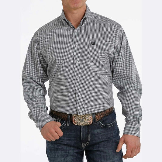 Cinch Men's Western Long Sleeve Stretch Shirt MTW1105318