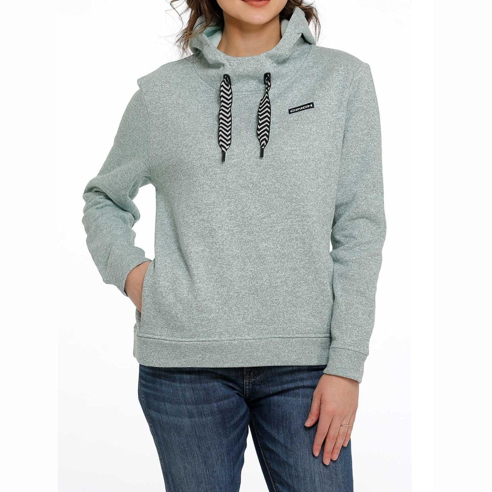 Cinch Women's Hoodie Pull Over French Terry Fabric -CLEARANCE