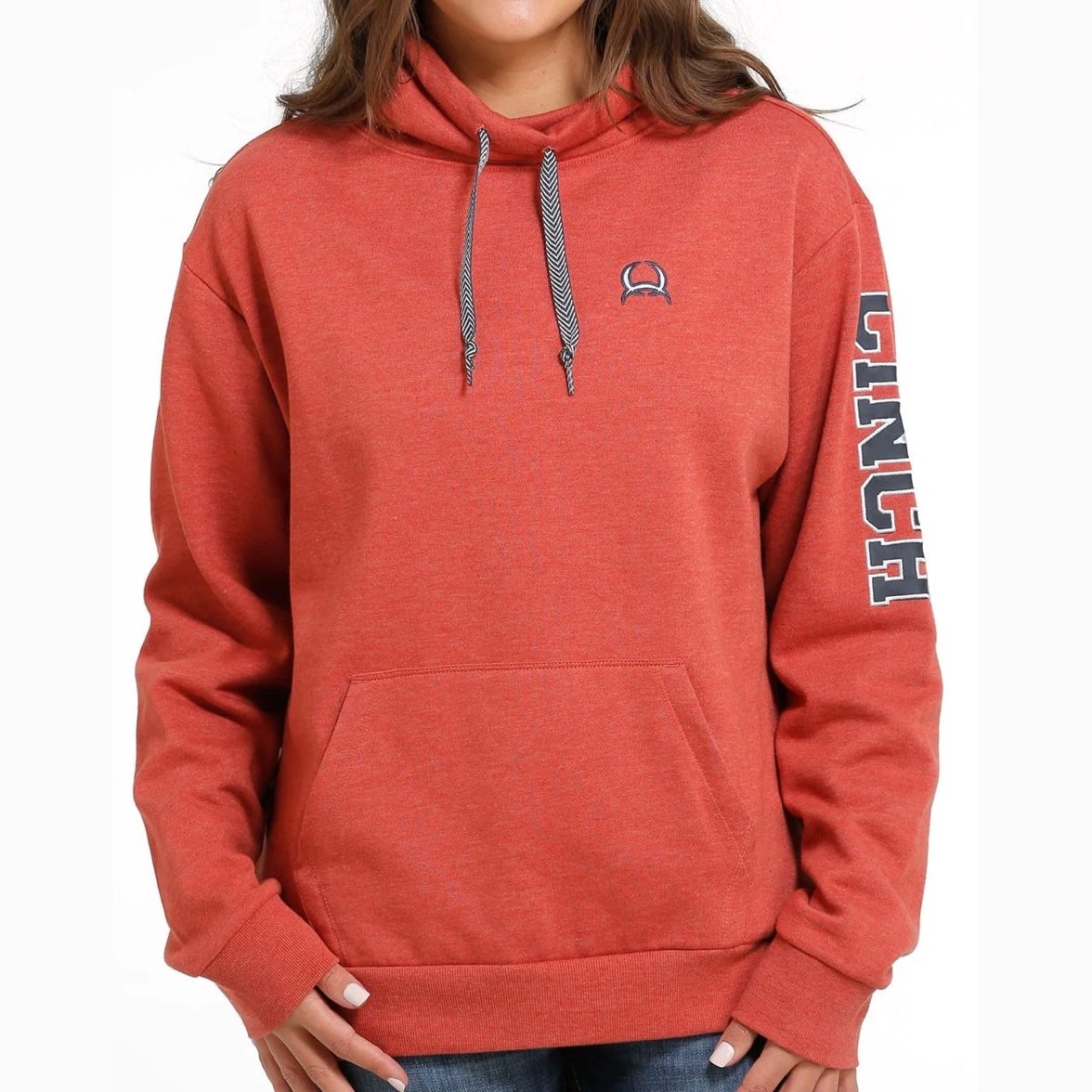 Cinch Women’s Pullover In Orange MAK7904002