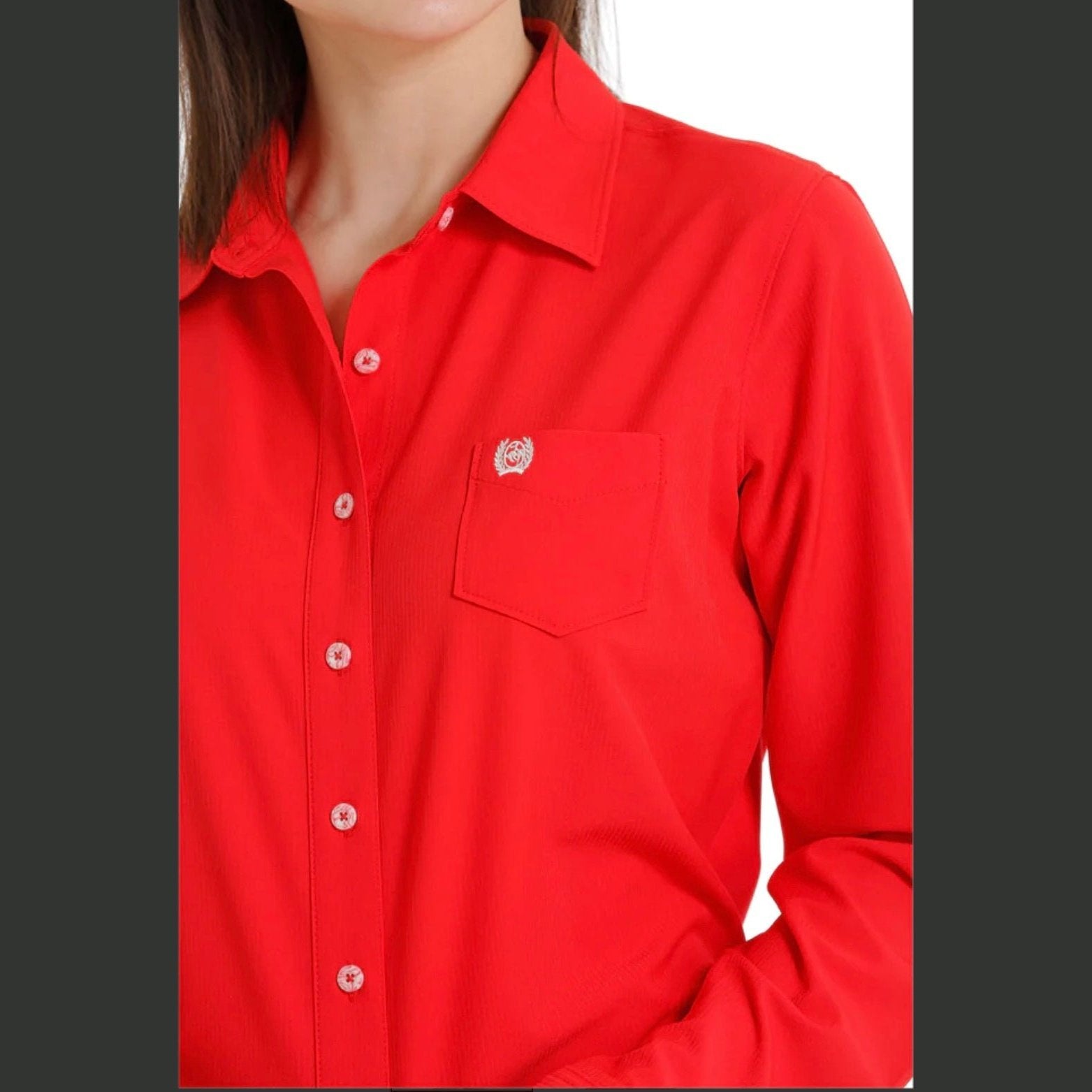 Cinch Women’s Long Sleeve ArenaFlex Western Button Up Shirt - Cinch