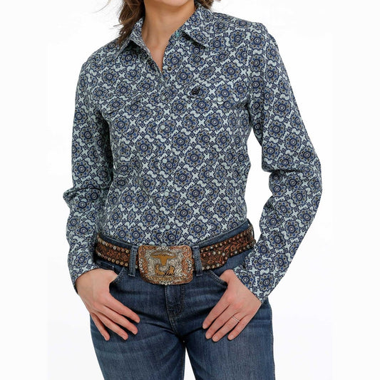 Cinch Women’s Shirt Western Pearl Snaps MSW9201037