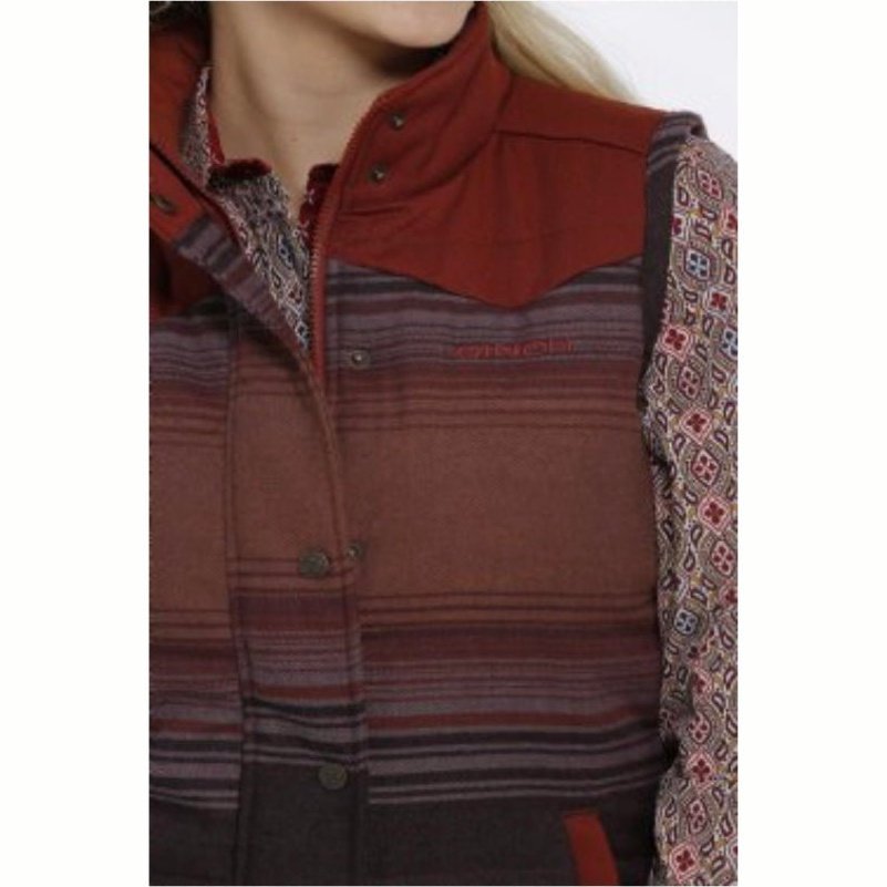 Cinch Women’s Vest Quilted Twill MAV9884003