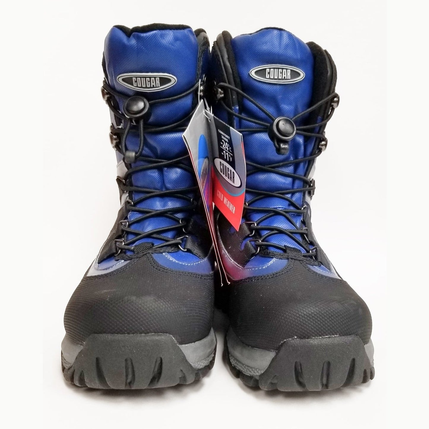 Cougar Boys Winter Boots Strike Sport Waterproof Blue - Cougar Boots