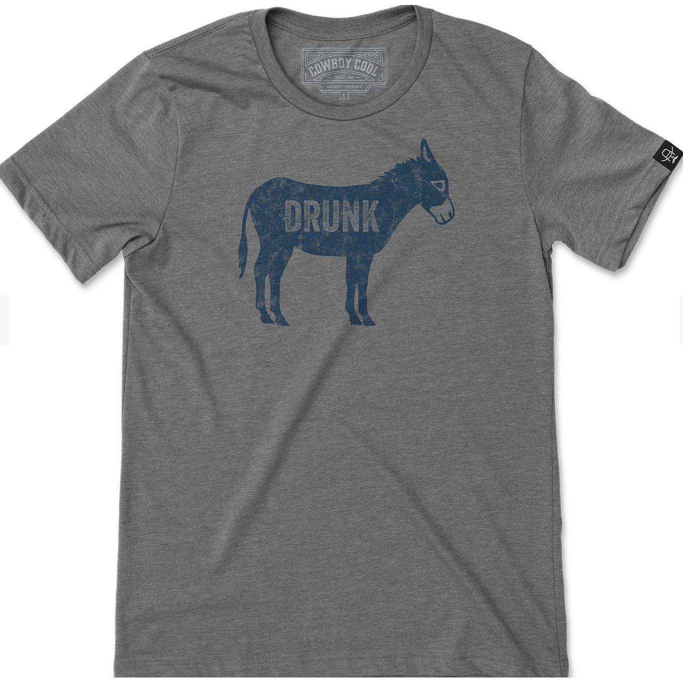 Cowboy Cool Unisex T-Shirt Drunk A$$ T022 / T024