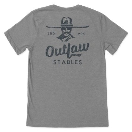 Cowboy Cool Unisex T-Shirt Outlaw Stables T-Shirt T235, T236 - Cowboy Cool