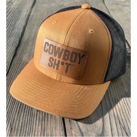 Cowboy Sh*t' Unisex Cap Hybrid Brim The Pollockville