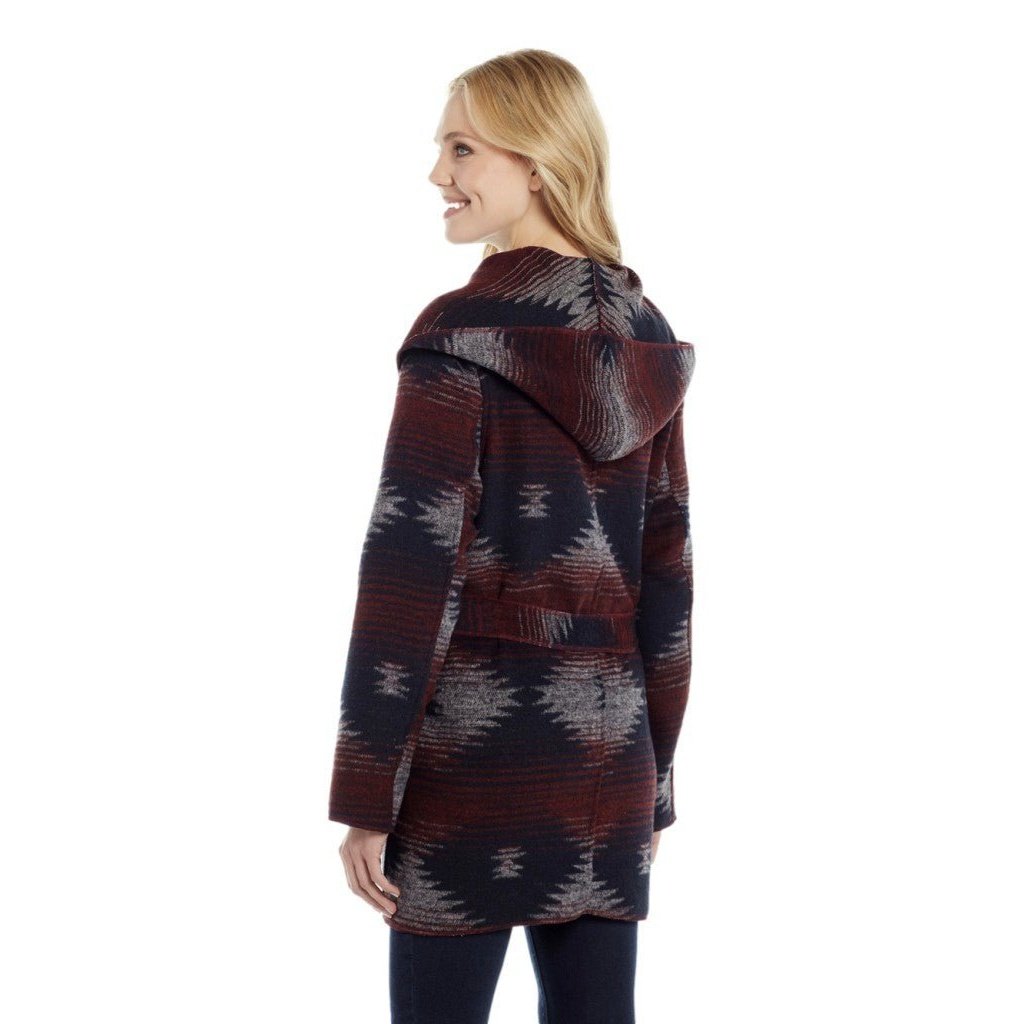 Cripple Creek Women's Navajo Print Tie Up Jacket CR15649 - Cripple Creek