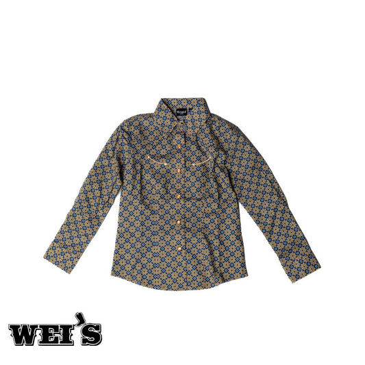 Cruel Girl's Western Long Sleeve Shirt CTW3370020 - Cruel