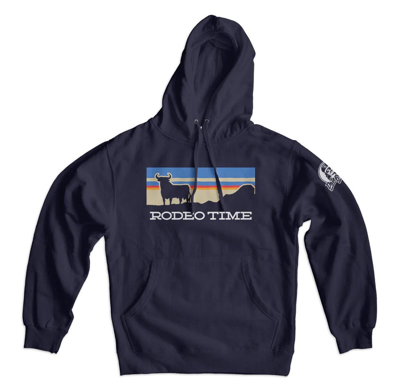 Dale Brisby Hoodie Sunset Rodeo Time Graphite DBRTH001-H , DBRTH001-S, DBRTH001-N - Dale Brisby