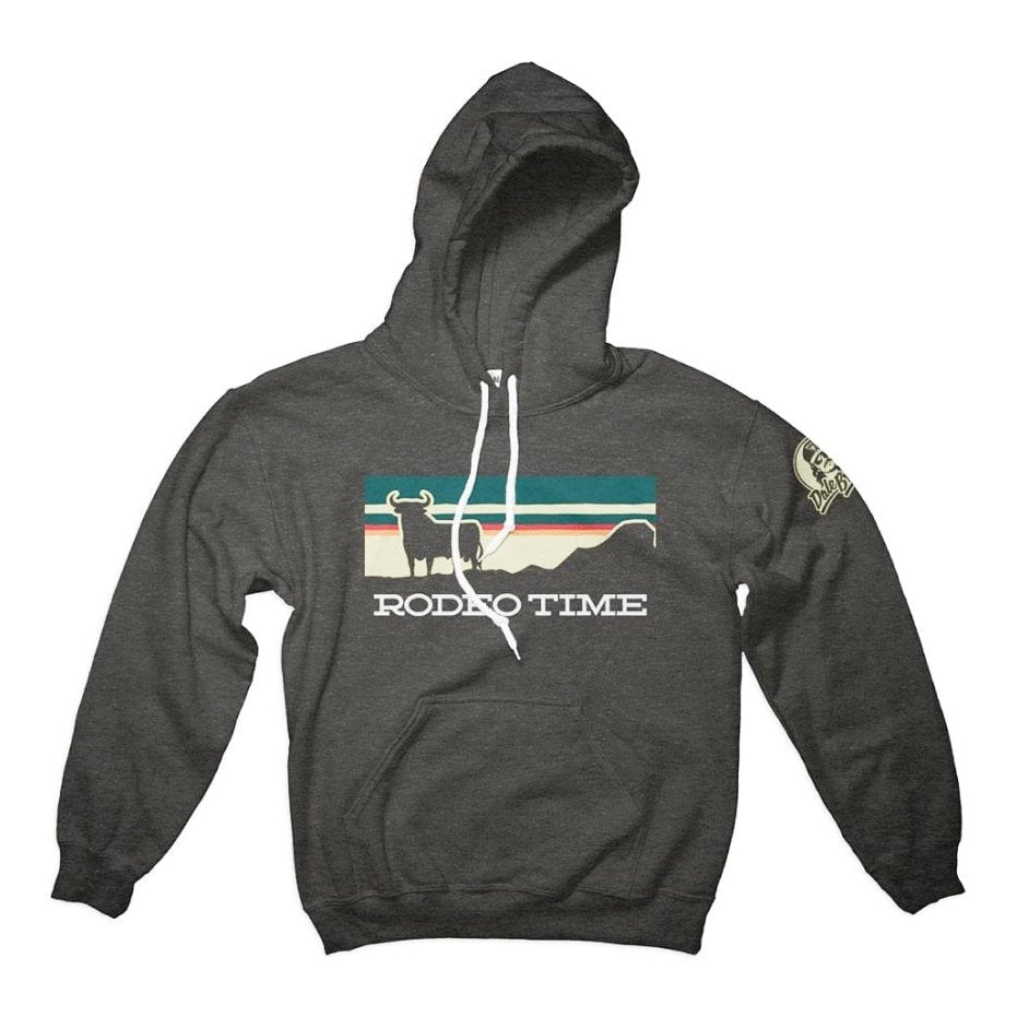 Dale Brisby Hoodie Sunset Rodeo Time Heather Graphite - Dale Brisby