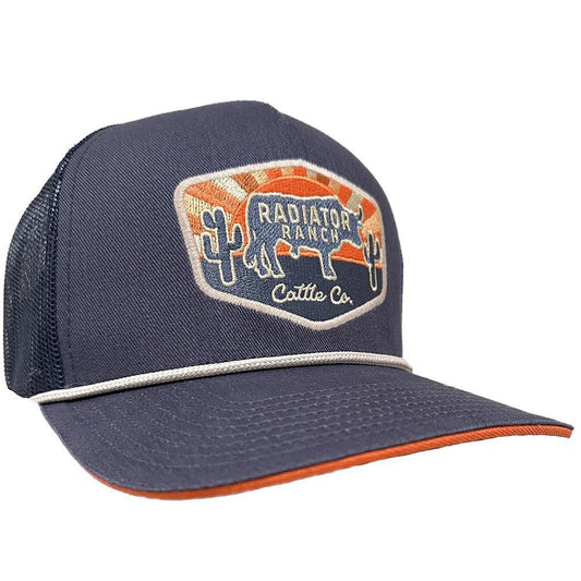 Dale Brisby Radiator Ranch Navy/ Grey Rope Cap DBRR001